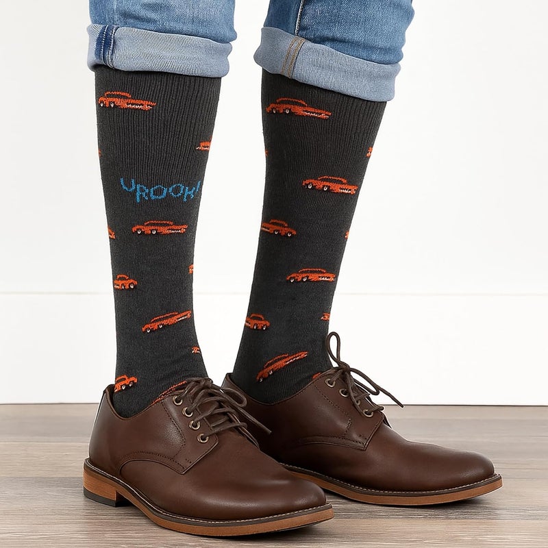Dr Motion 6 pairs Men compression Knee High socks - Image 4